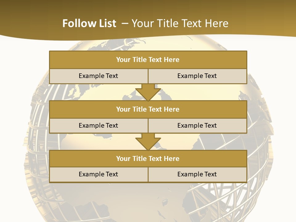 Planet Worldwide Mirror PowerPoint Template