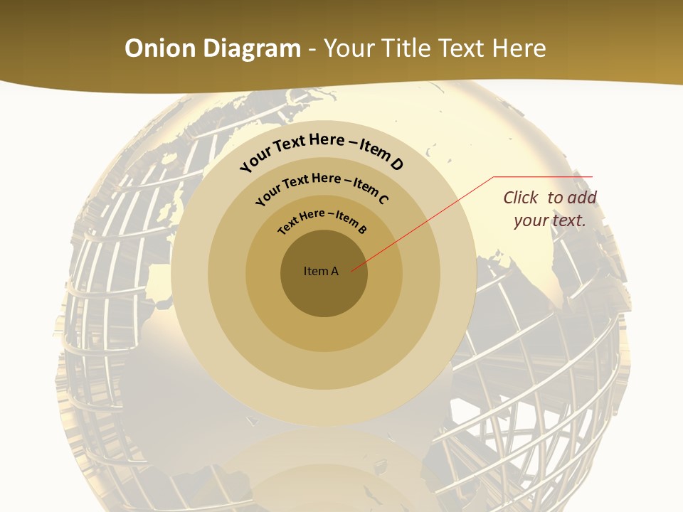 Planet Worldwide Mirror PowerPoint Template