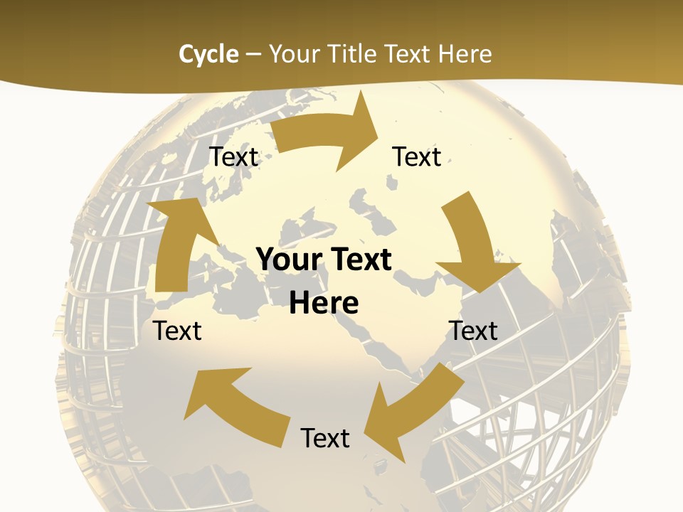 Planet Worldwide Mirror PowerPoint Template