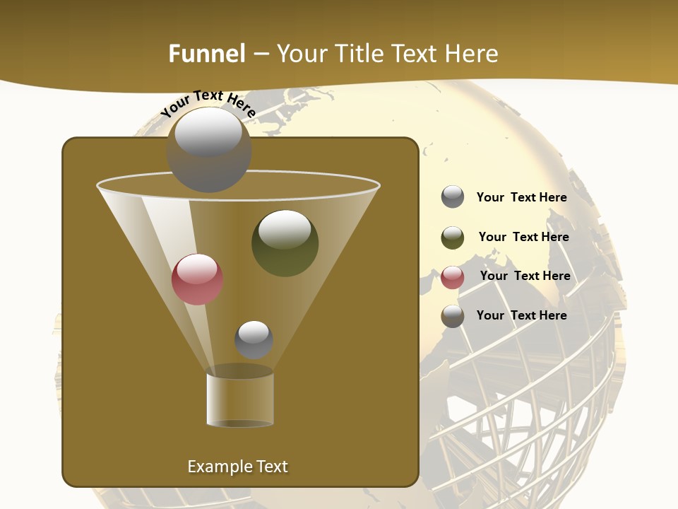 Planet Worldwide Mirror PowerPoint Template