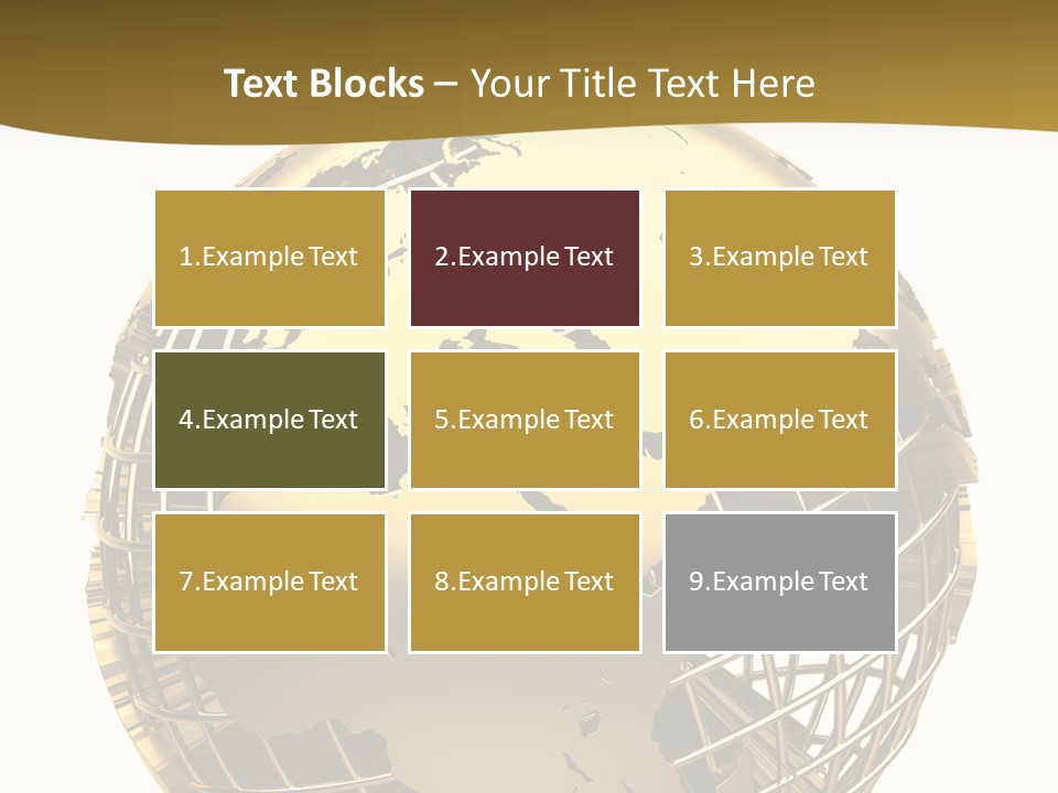 Planet Worldwide Mirror PowerPoint Template