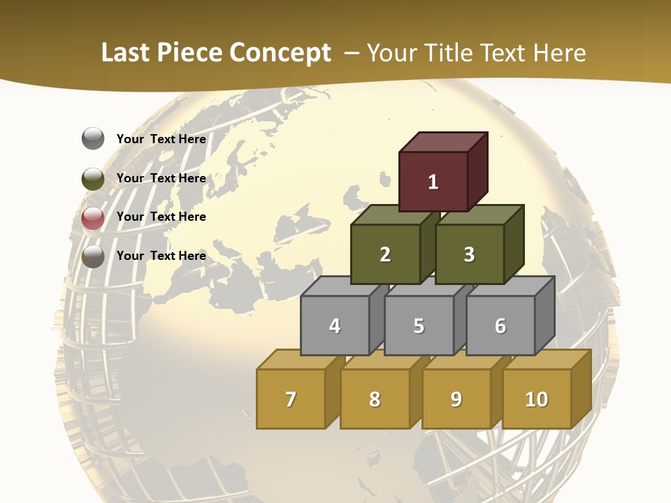 Planet Worldwide Mirror PowerPoint Template