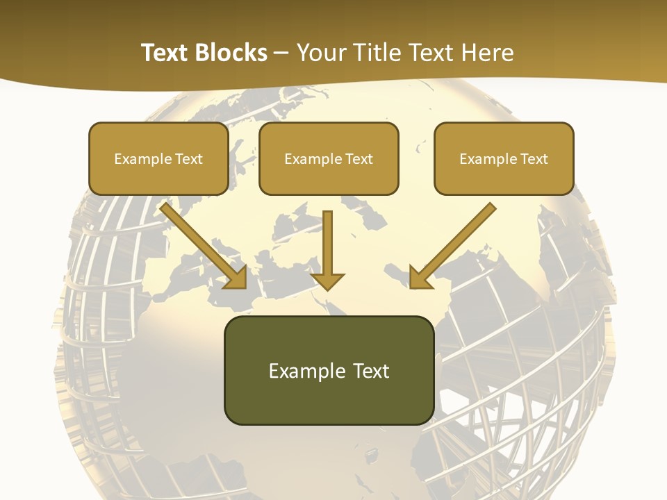 Planet Worldwide Mirror PowerPoint Template