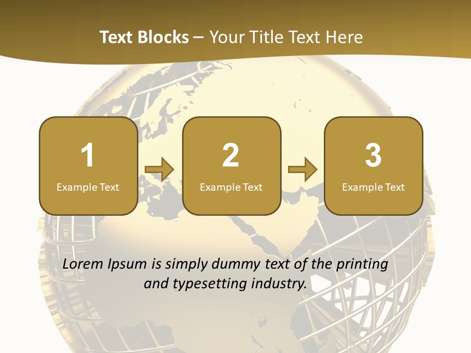 Planet Worldwide Mirror PowerPoint Template