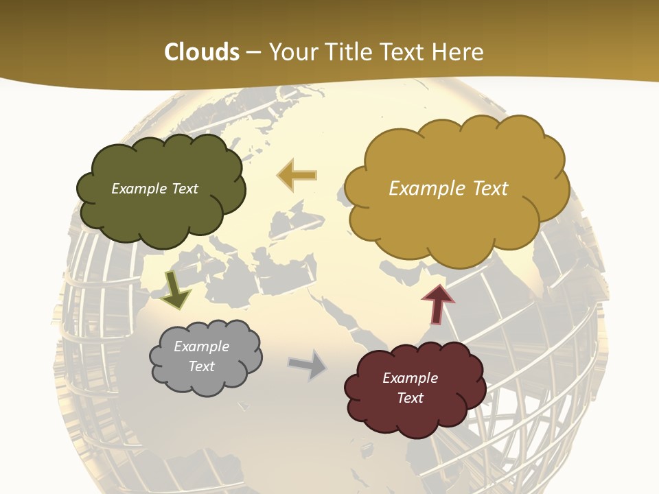 Planet Worldwide Mirror PowerPoint Template