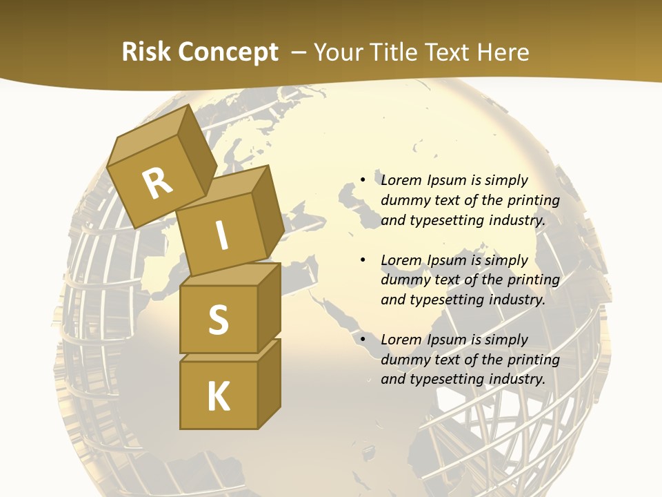 Planet Worldwide Mirror PowerPoint Template