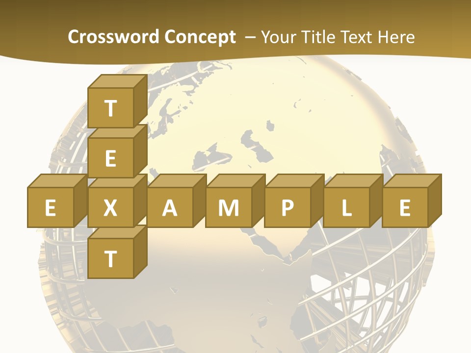 Planet Worldwide Mirror PowerPoint Template