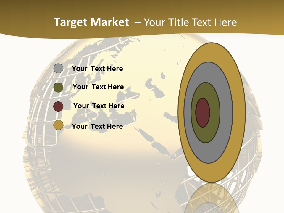 Planet Worldwide Mirror PowerPoint Template