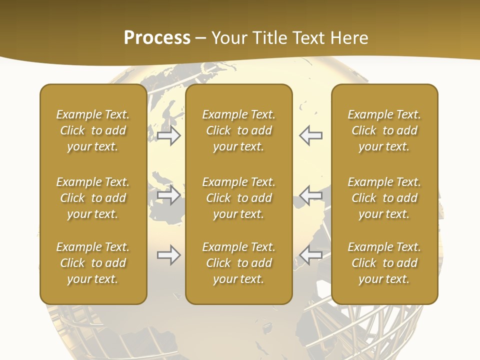 Planet Worldwide Mirror PowerPoint Template