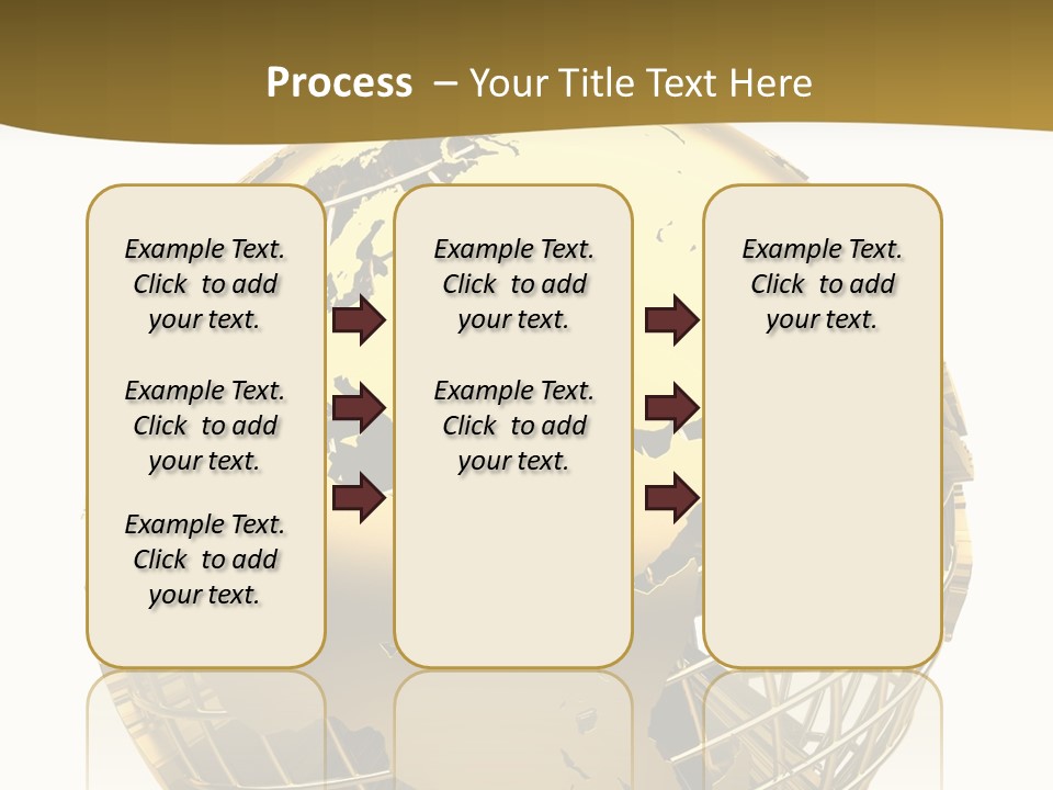 Planet Worldwide Mirror PowerPoint Template