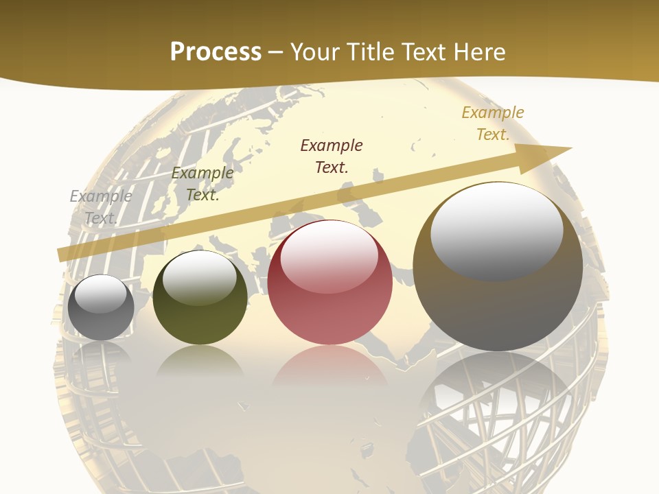 Planet Worldwide Mirror PowerPoint Template