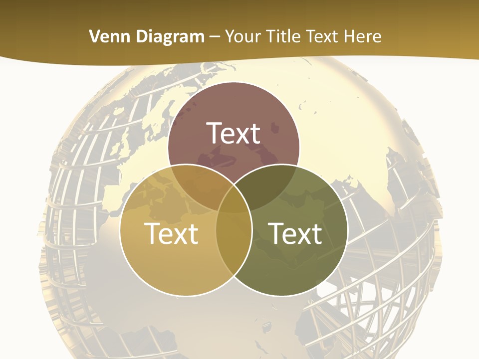 Planet Worldwide Mirror PowerPoint Template