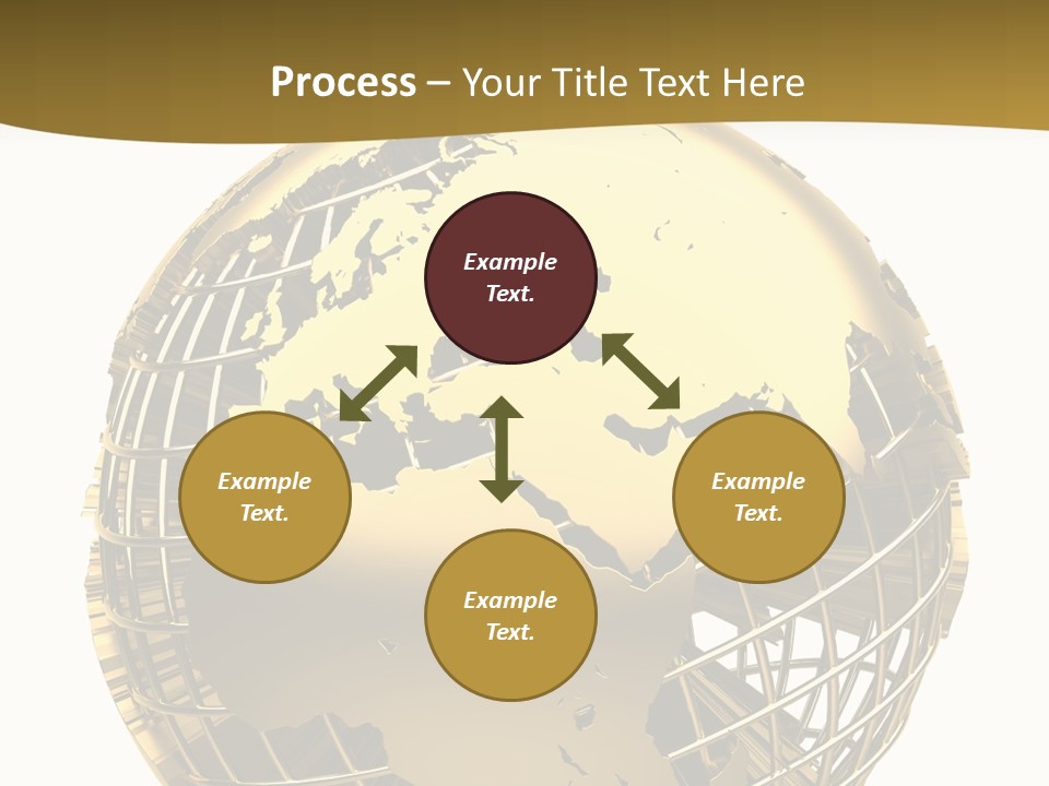 Planet Worldwide Mirror PowerPoint Template
