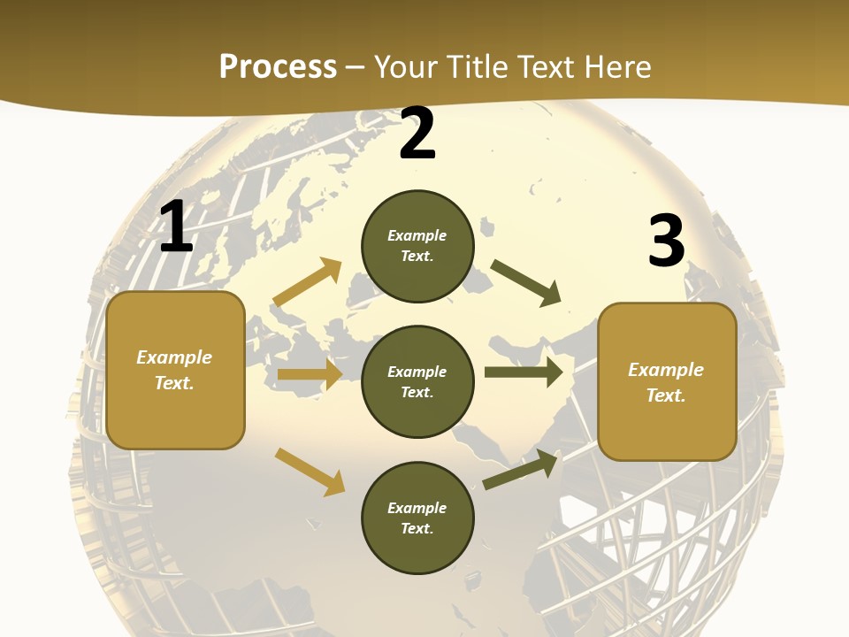 Planet Worldwide Mirror PowerPoint Template