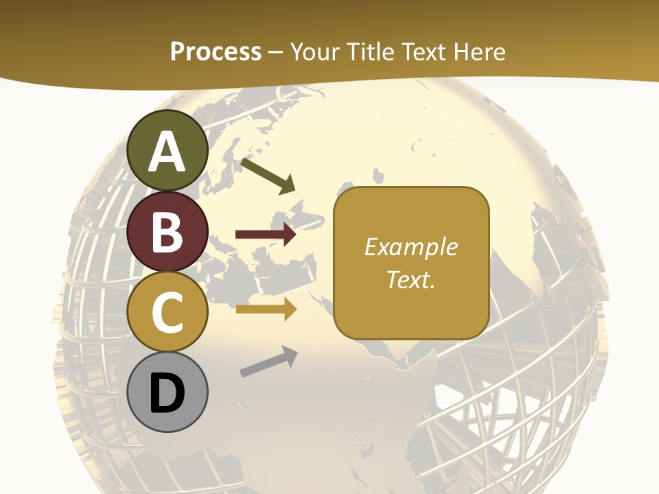 Planet Worldwide Mirror PowerPoint Template