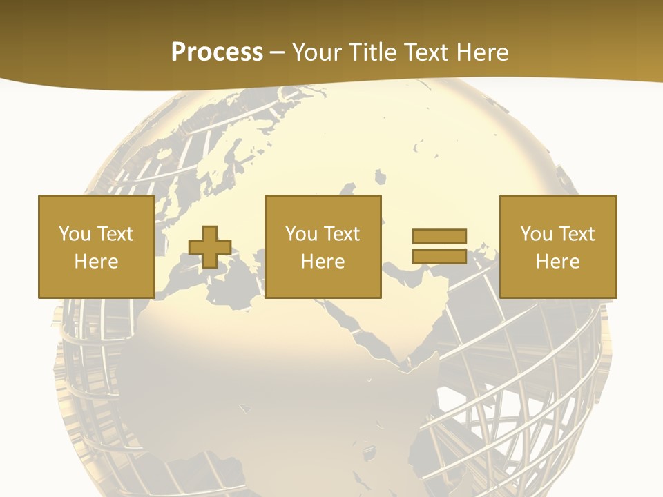 Planet Worldwide Mirror PowerPoint Template