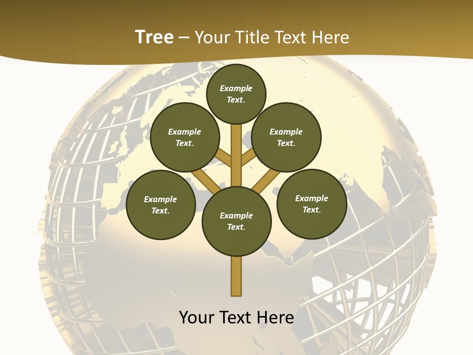 Planet Worldwide Mirror PowerPoint Template