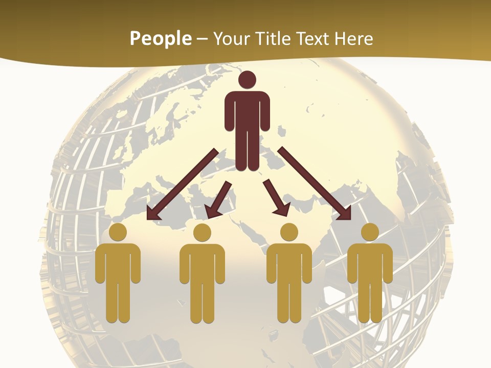 Planet Worldwide Mirror PowerPoint Template