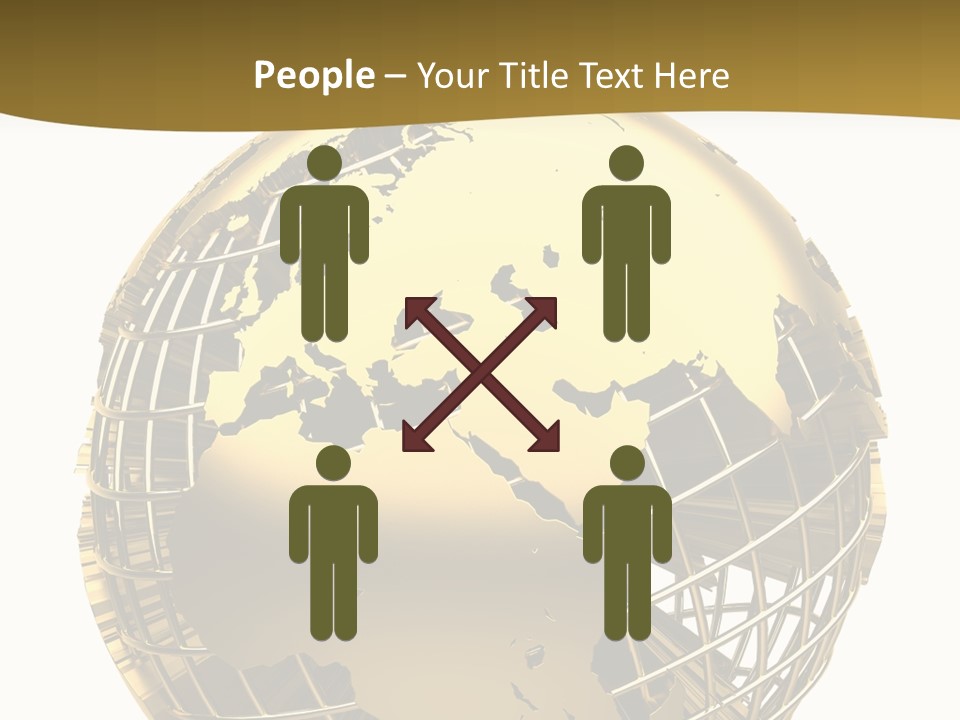 Planet Worldwide Mirror PowerPoint Template