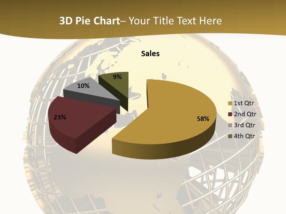 Planet Worldwide Mirror PowerPoint Template