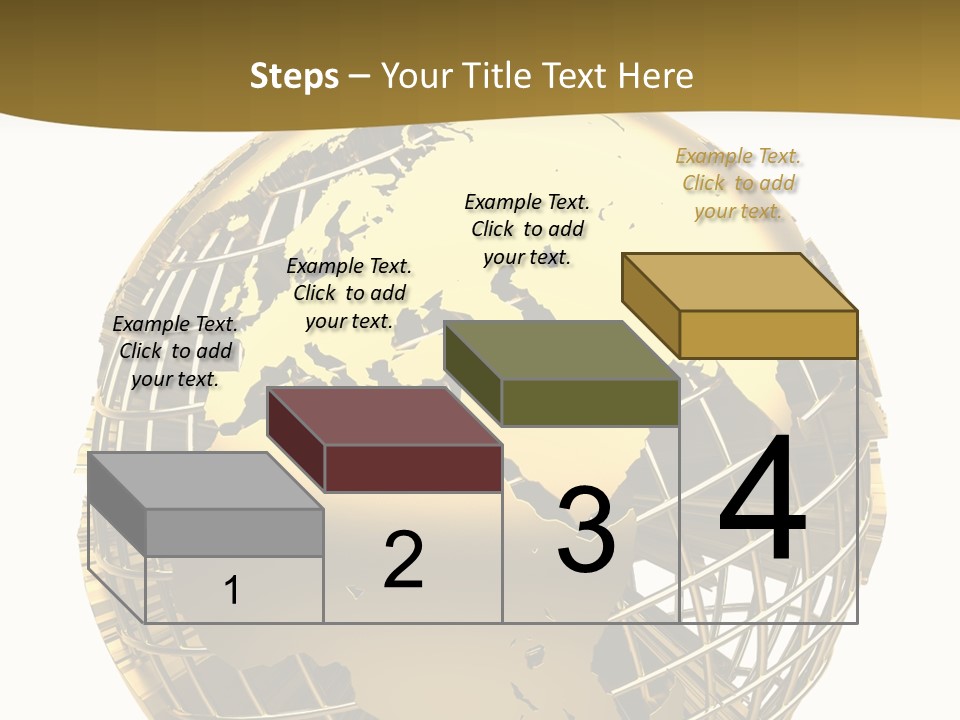 Planet Worldwide Mirror PowerPoint Template