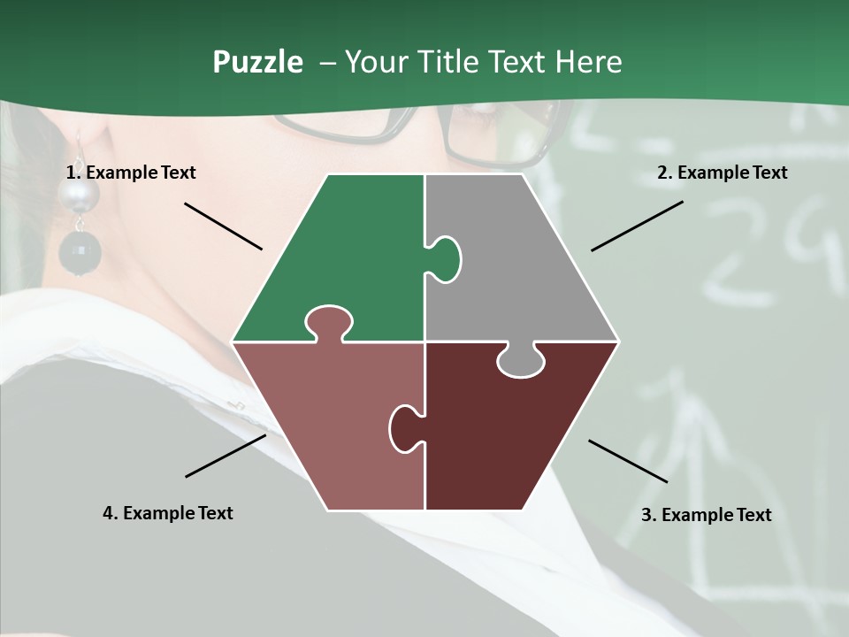 Professor  Portrait PowerPoint Template