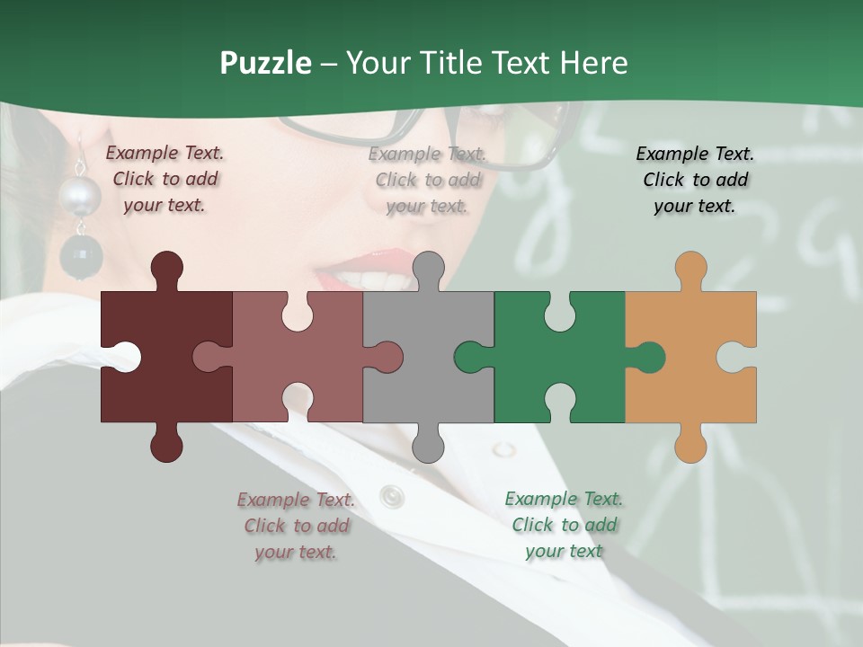 Professor  Portrait PowerPoint Template