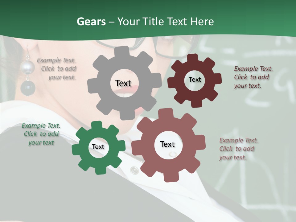 Professor  Portrait PowerPoint Template