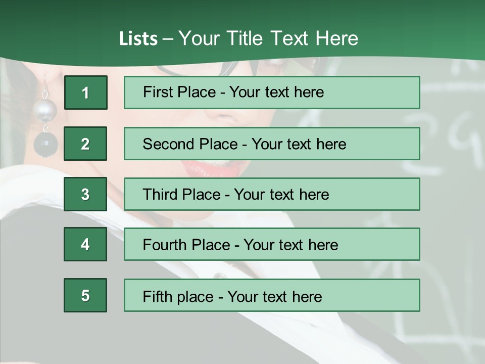 Professor  Portrait PowerPoint Template