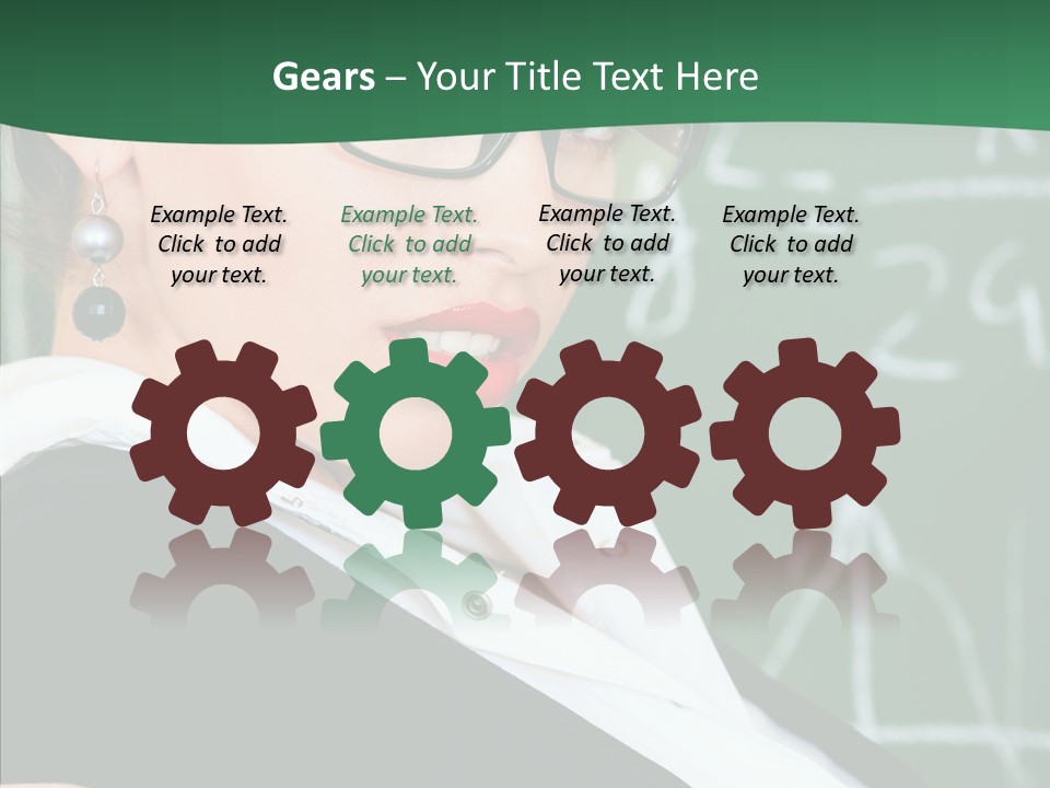 Professor  Portrait PowerPoint Template