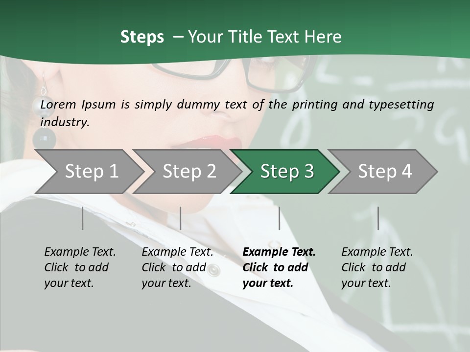 Professor  Portrait PowerPoint Template