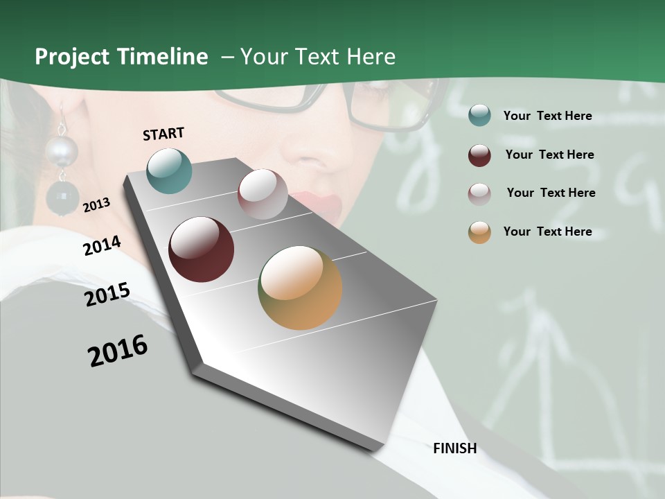 Professor  Portrait PowerPoint Template