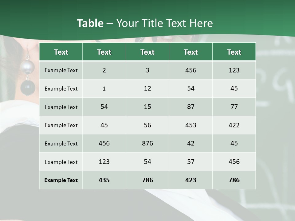 Professor  Portrait PowerPoint Template