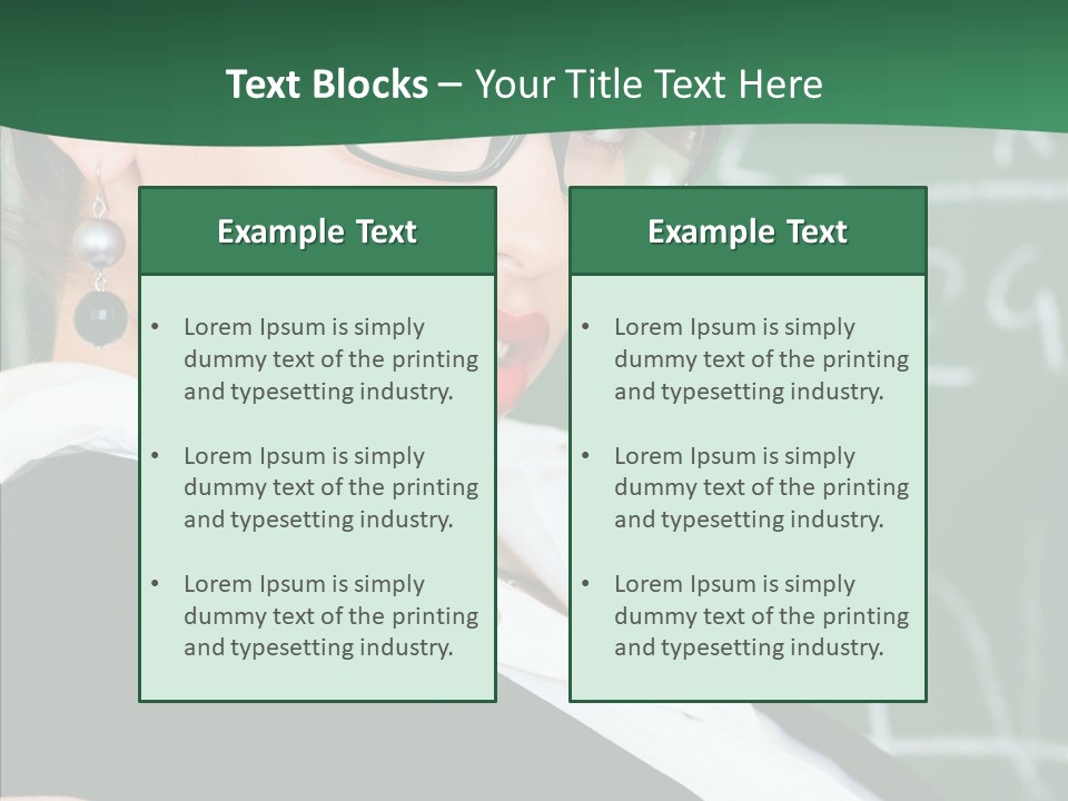 Professor  Portrait PowerPoint Template
