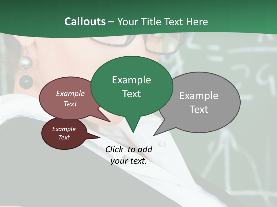 Professor  Portrait PowerPoint Template
