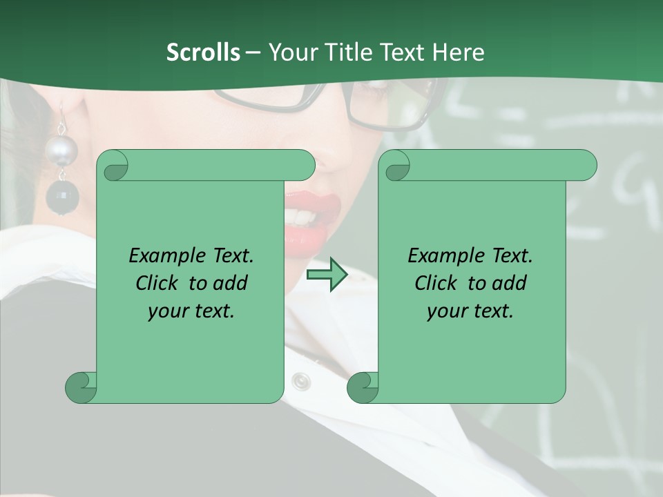 Professor  Portrait PowerPoint Template