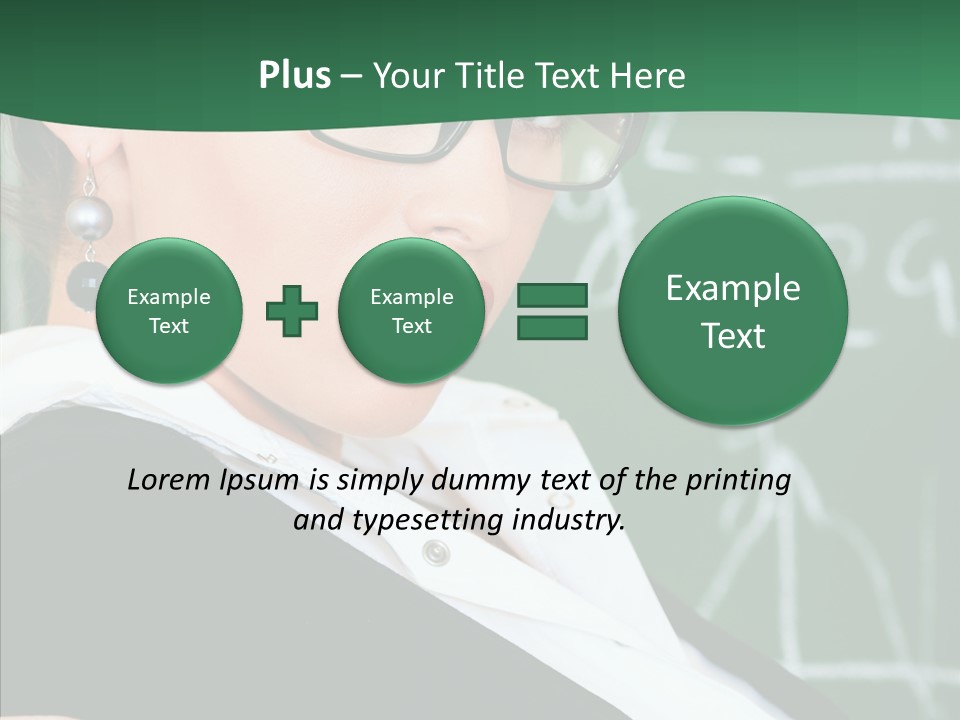 Professor  Portrait PowerPoint Template