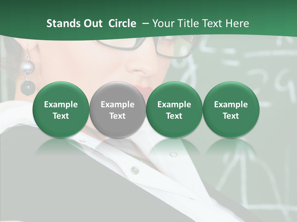 Professor  Portrait PowerPoint Template