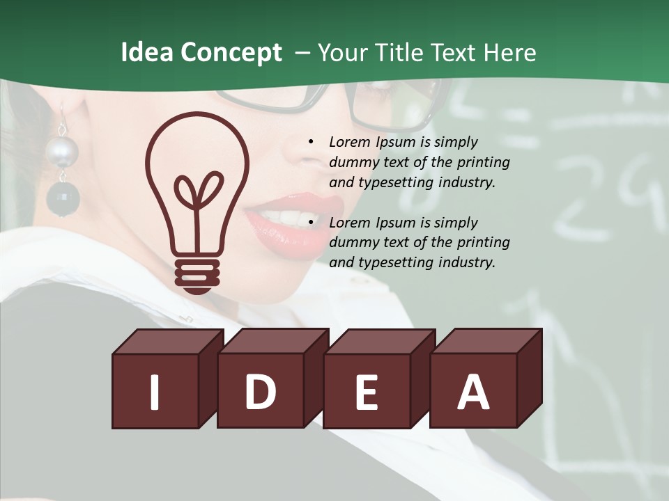 Professor  Portrait PowerPoint Template