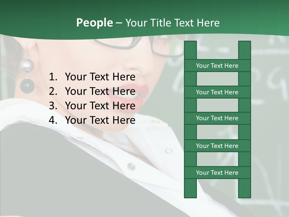Professor  Portrait PowerPoint Template
