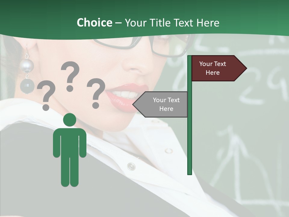 Professor  Portrait PowerPoint Template