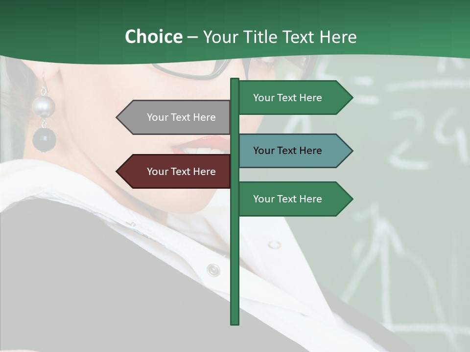Professor  Portrait PowerPoint Template