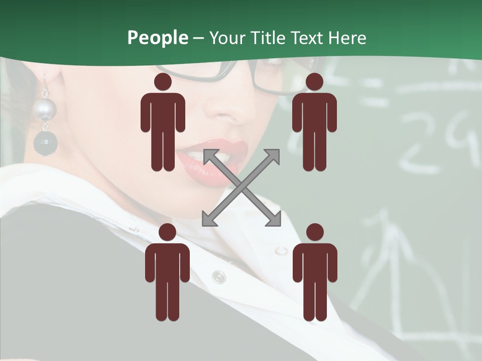 Professor  Portrait PowerPoint Template