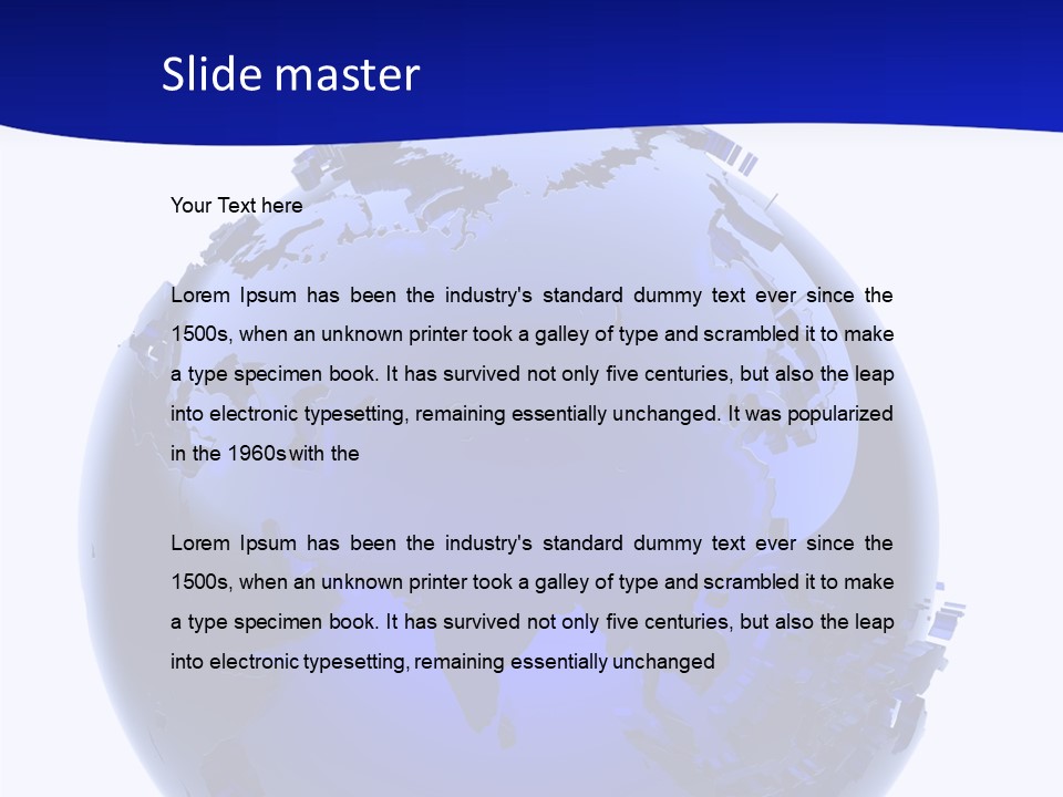 Planet Countries Sphere PowerPoint Template