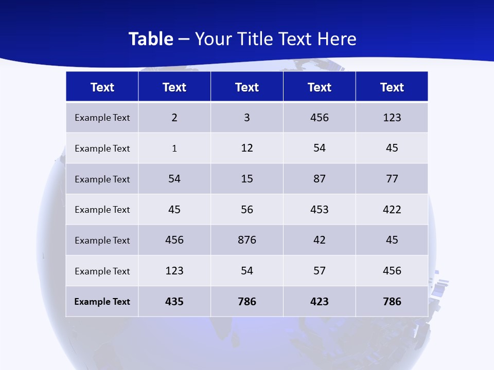 Planet Countries Sphere PowerPoint Template