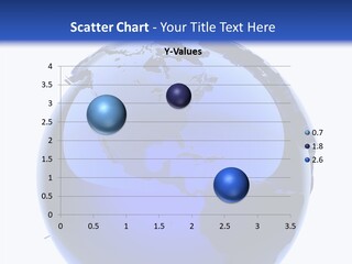 Blue International Sphere PowerPoint Template