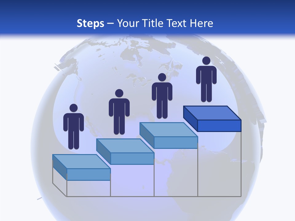 Blue International Sphere PowerPoint Template