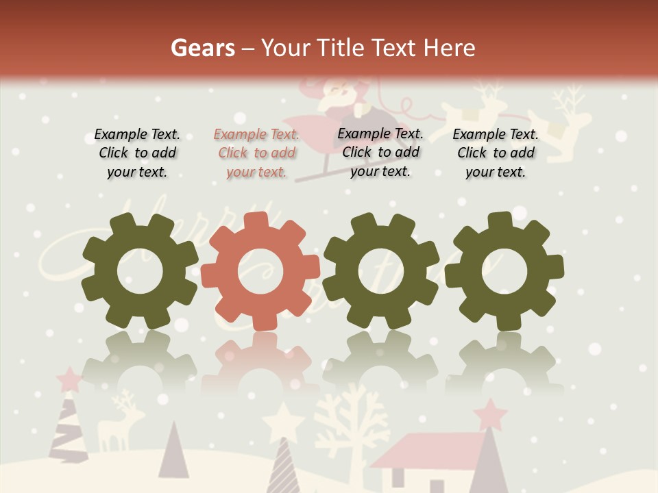 Happy Human Di Cu Ion PowerPoint Template