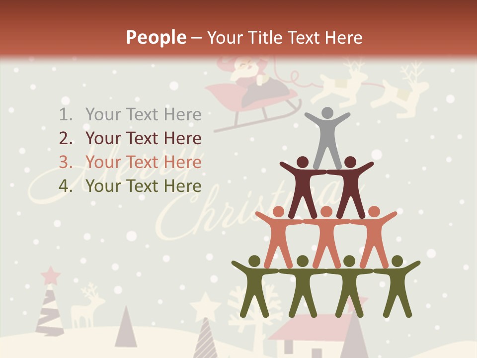 Happy Human Di Cu Ion PowerPoint Template