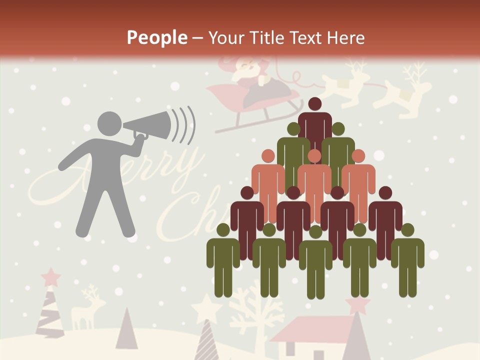 Happy Human Di Cu Ion PowerPoint Template